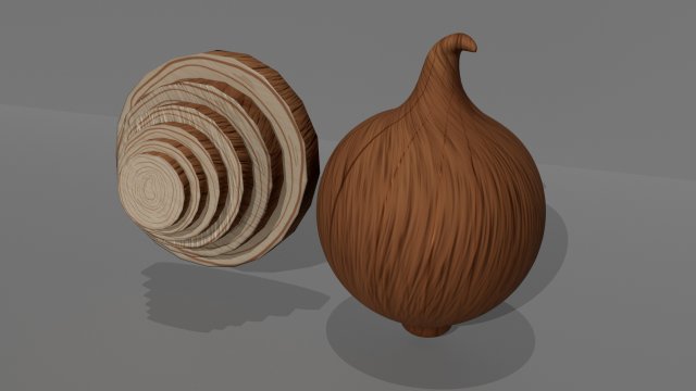 Onion diced Game asset 3D Model .c4d .max .obj .3ds .fbx .stl .blend 