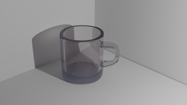 Glass cup 3D Model .c4d .max .obj .3ds .fbx .stl .blend 