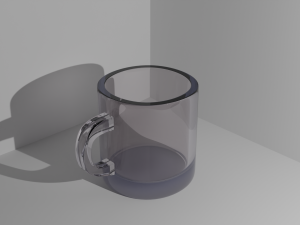 Glass cup 3D Model