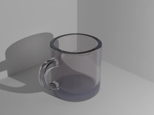 Glass cup 3D Model