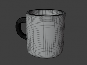 Glass cup 3D Model