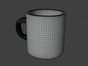 Glass cup 3D Model