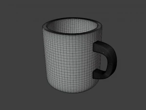 Glass cup 3D Model