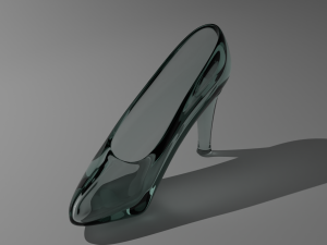 Crystal slipper Model 3D