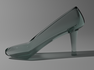 Crystal slipper Model 3D