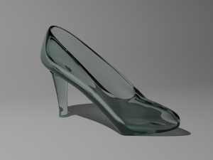 Crystal slipper 3D Model