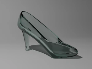 Chinelo de cristal Modelo 3D