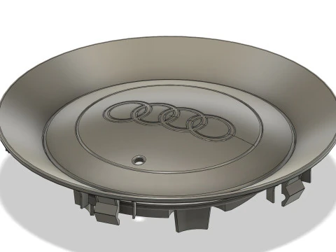 Tamp&atilde;o da roda Audi Modelo 3D