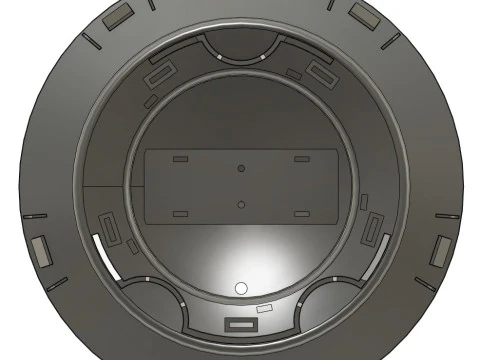 Tamp&atilde;o da roda Audi Modelo 3D