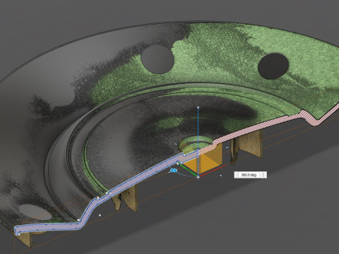 Volkswagen Polo wheel cap 3D Модель