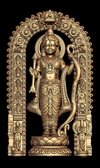 RAM Lalla Murti 3D Model .c4d .max .obj .3ds .fbx .stl .blend 