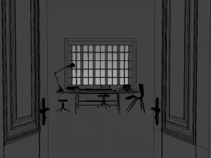 Studio di lusso Modello 3D