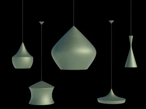 BEAT 펜던트 조명 컬렉션 3D 모델