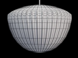 Saucer Pendant light 3D Model