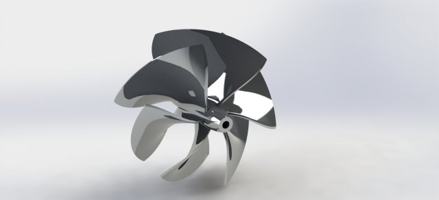 Impeller Model 3D .c4d .max .obj .3ds .fbx .stl .blend 