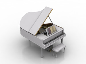 Piano Model B Grand Piano Model 3D