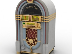 Juke Box Cafe Music 3D Model