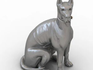 Figurine Dog Decoration 3D Model