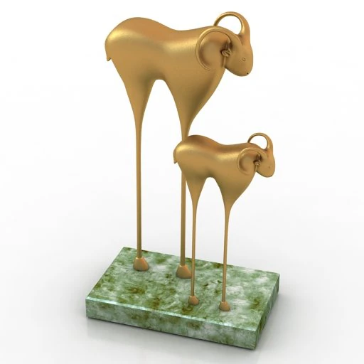 Buffalo 3D Model .c4d .max .obj .3ds .fbx .stl .blend 