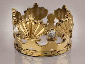 Crown King Decoration 3D Model