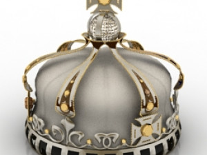 Queen Crown Deco 3D Model