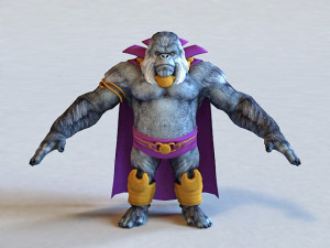 Gorilla Grodd 3D मॉडल