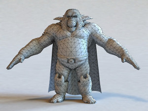 Gorilla Grodd Modello 3D