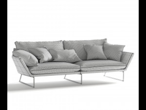 Red Sofa Model 3D