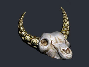 Bull Skull 3D Model