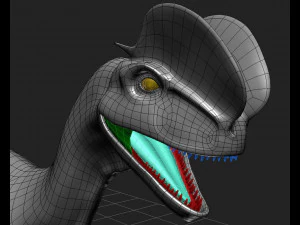 Dilophosaurus 3D Model