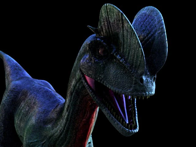 Dilophosaurus 3D Model .c4d .max .obj .3ds .fbx .stl .blend