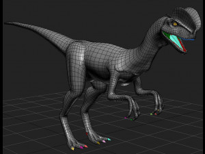 Dilophosaurus 3D-Modell