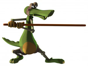 악어 댄 3D 모델