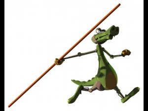 Crocodile Dan 3D Model
