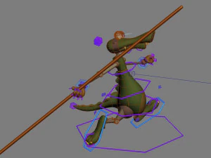 Crocodile Dan 3D Model