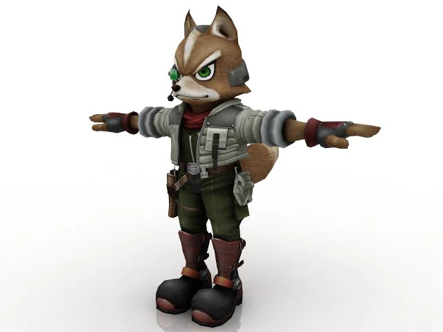 Fox 3D Model .c4d .max .obj .3ds .fbx .stl .blend 