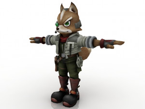 Fox 3D मॉडल