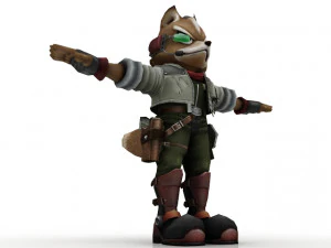 Fox 3D Model