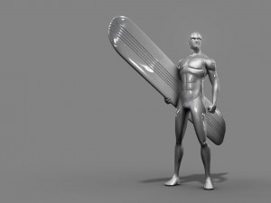 Silver Surfer 3D मॉडल