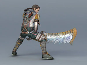 Greatsword Warrior 3D Model