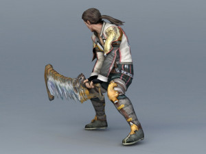 Greatsword Warrior Modelo 3D