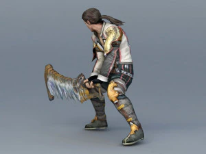 Greatsword Warrior 3D Model