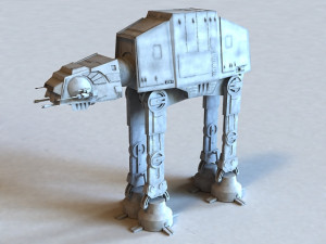 AT-AT Walker Star Wars 3D Model