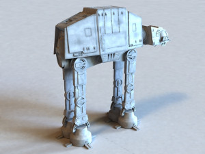 AT-AT Walker Star Wars 3D Model