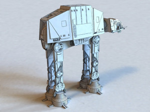 AT-AT Walker Star Wars 3D Model