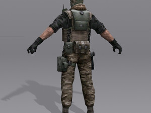 Combine Sldier 3D 모델
