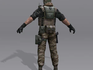 Combine Sldier 3D Model