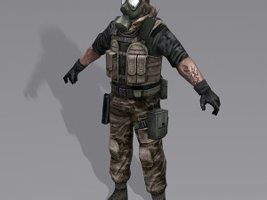 Combine Sldier 3D 모델