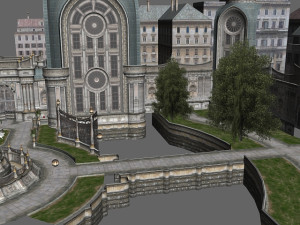Gothic city building Modelo 3D