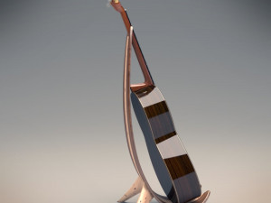 Classic Guitar 3D 模型